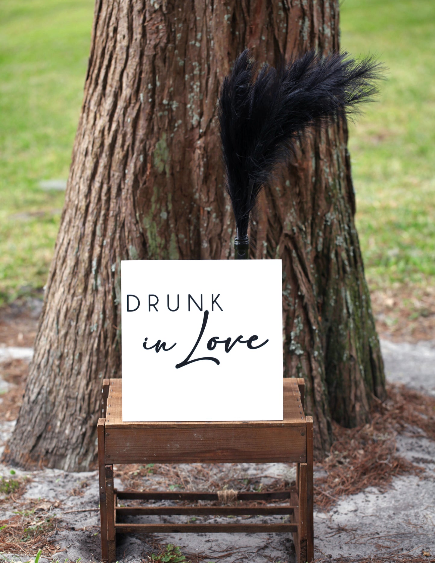 Drunk in Love sign, Wedding bar sign, wedding sign, bar sign, table sign, Tablescape