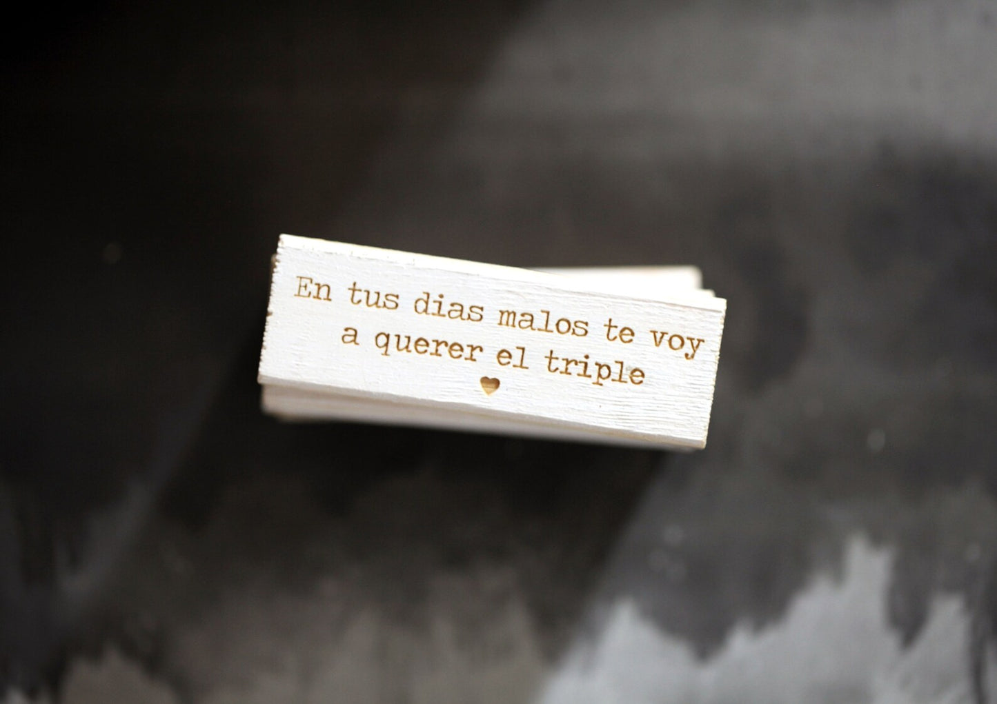 Spanish affirmation mini blocks, Frases en español, desk accessories, regalo para amiga, regalo para amigo, decoracion madera, minimalist