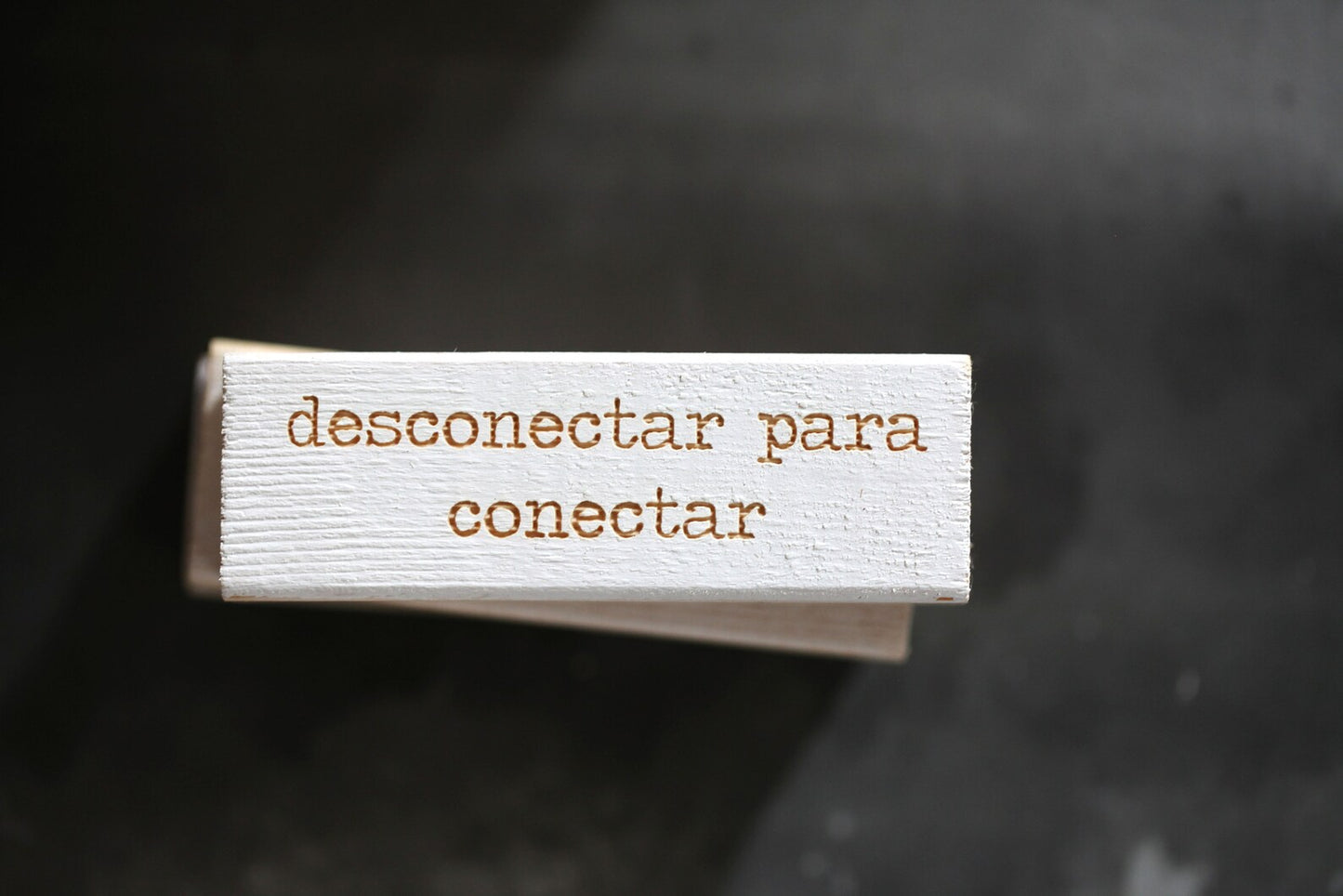 Spanish affirmation mini blocks, Frases en español, desk accessories, regalo para amiga, regalo para amigo, decoracion madera, minimalist