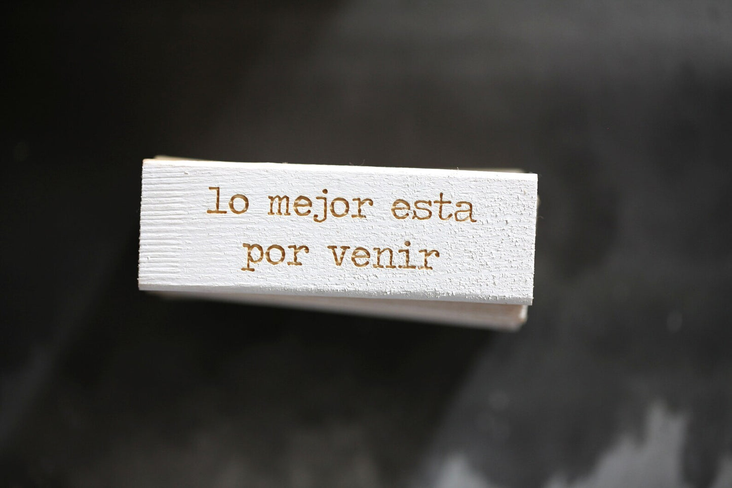 Spanish affirmation mini blocks, Frases en español, desk accessories, regalo para amiga, regalo para amigo, decoracion madera, minimalist