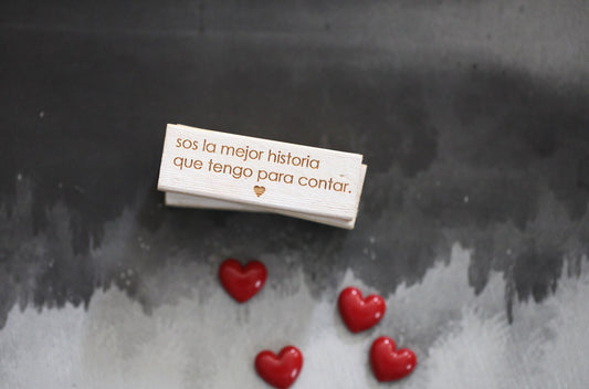 Spanish affirmation mini blocks, Frases en español, desk accessories, regalo para amiga, regalo para amigo, decoracion madera, minimalist