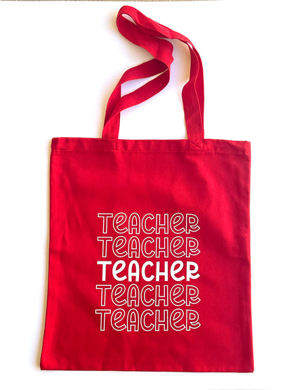 Cotton Canvas Tote Bags, Teachers gift, Friend gifts, Teacher appreciation,Preschool Teacher